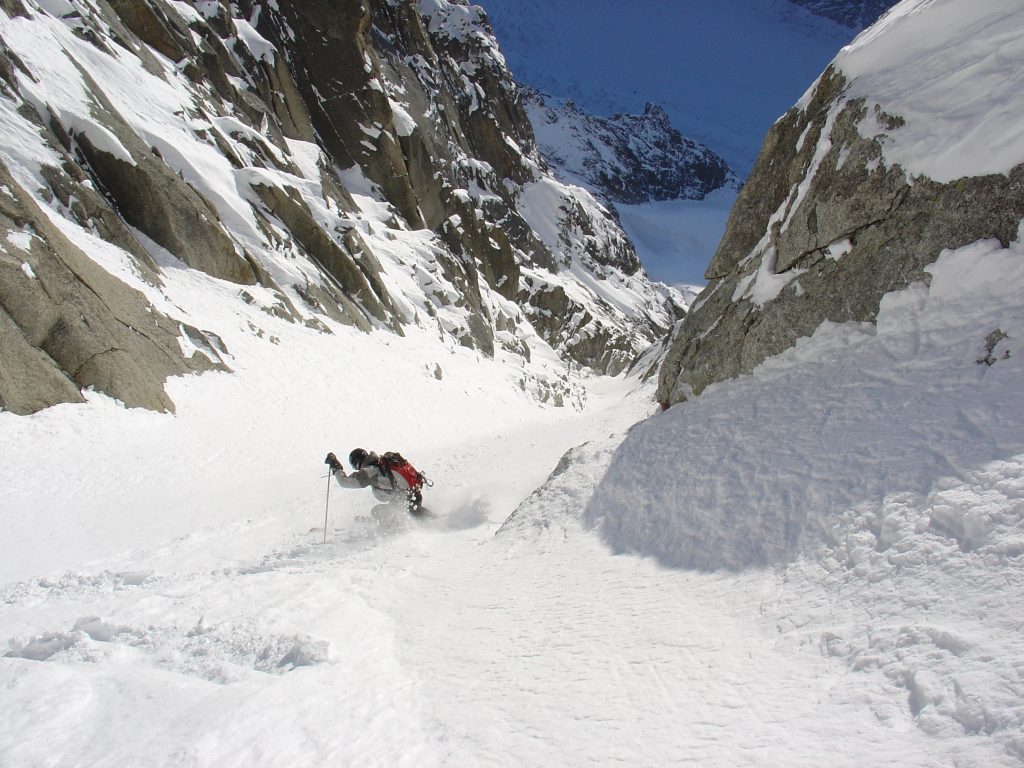 Dave on the descent